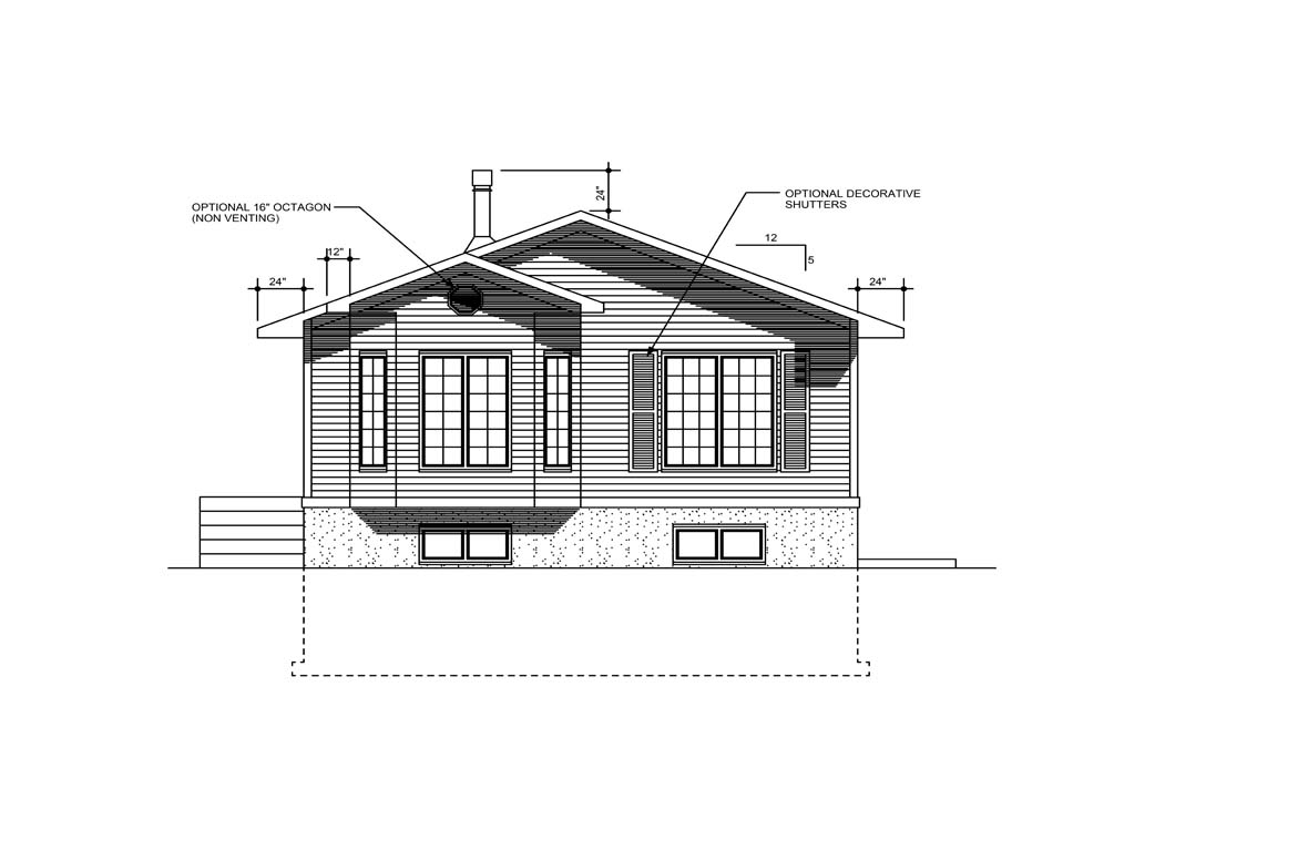 Mobile front elevation