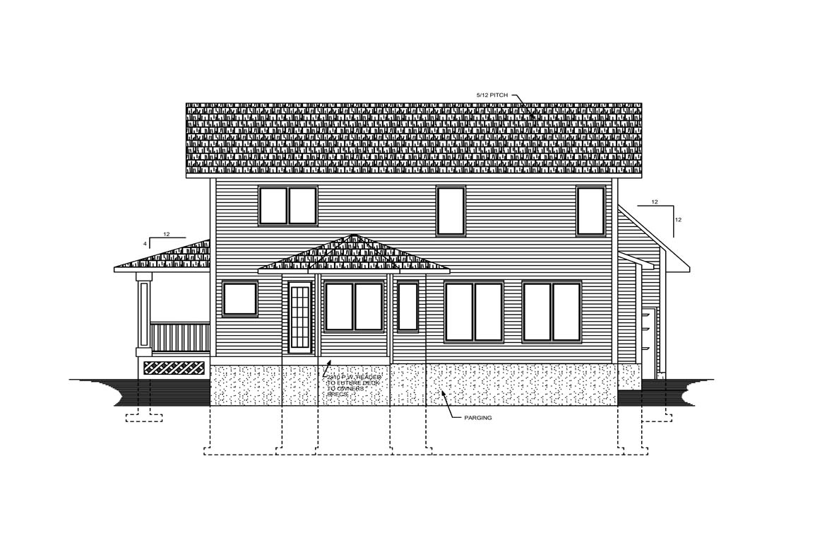 Mobile back elevation