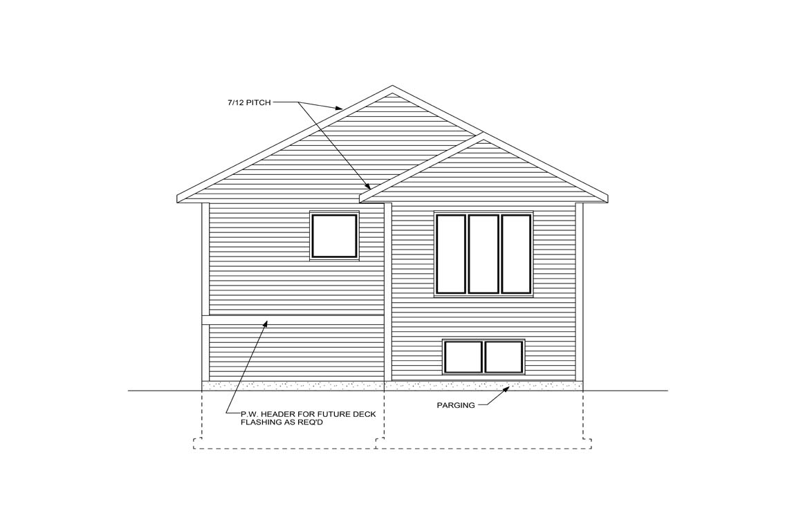 Mobile back elevation
