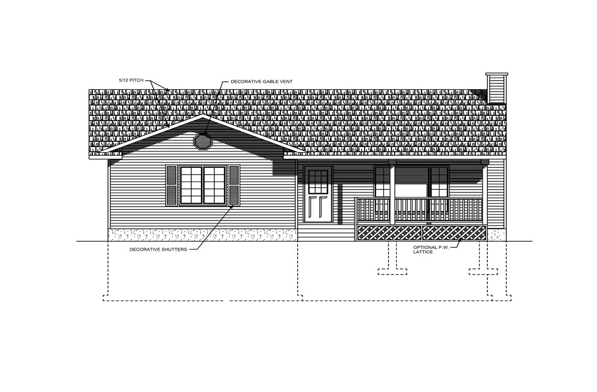Mobile front elevation