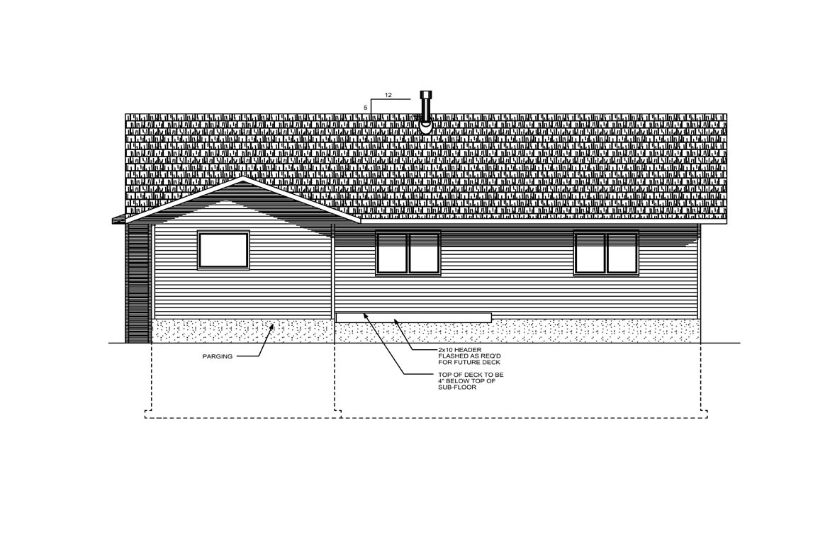 Mobile back elevation