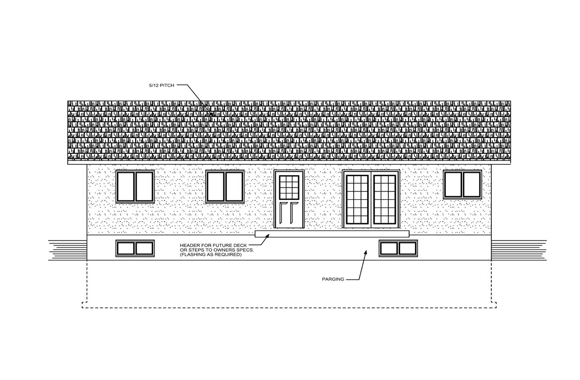 Mobile back elevation