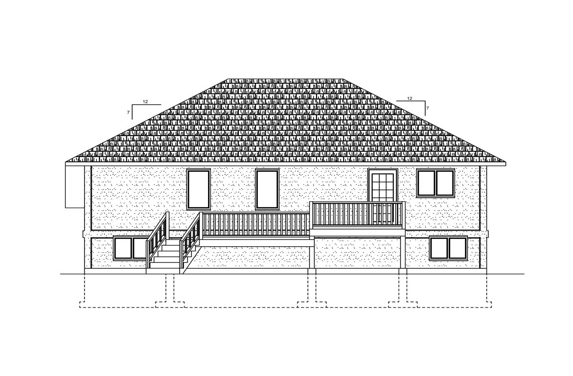 Mobile back elevation
