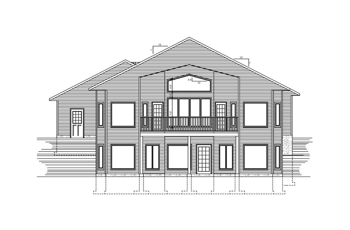 Mobile back elevation