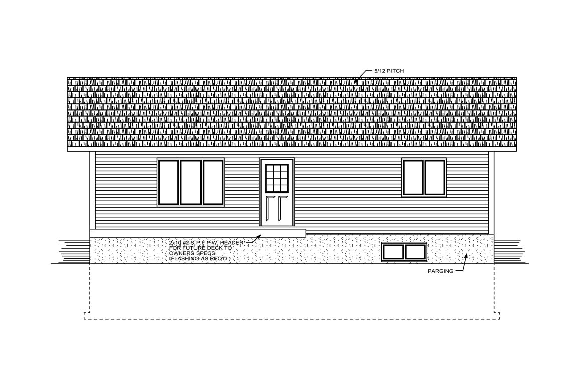 Mobile back elevation