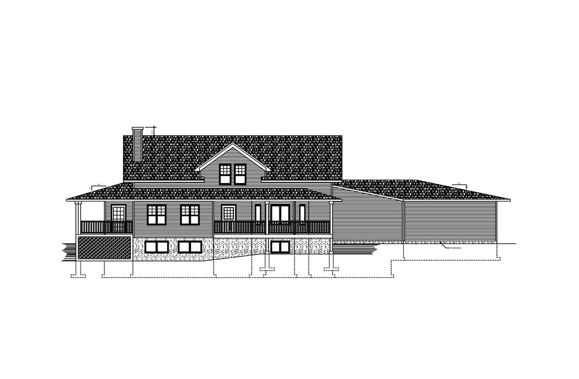 Mobile back elevation