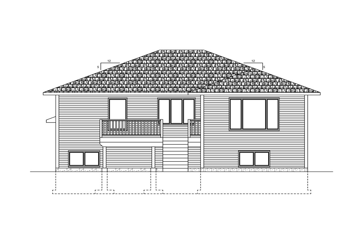Mobile back elevation