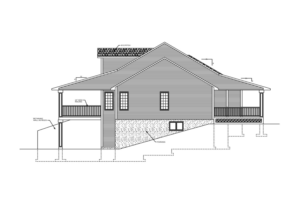 Mobile left elevation