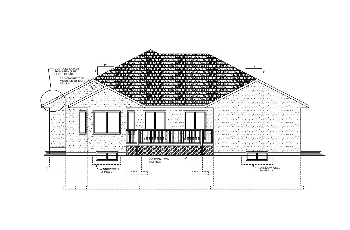 Mobile back elevation