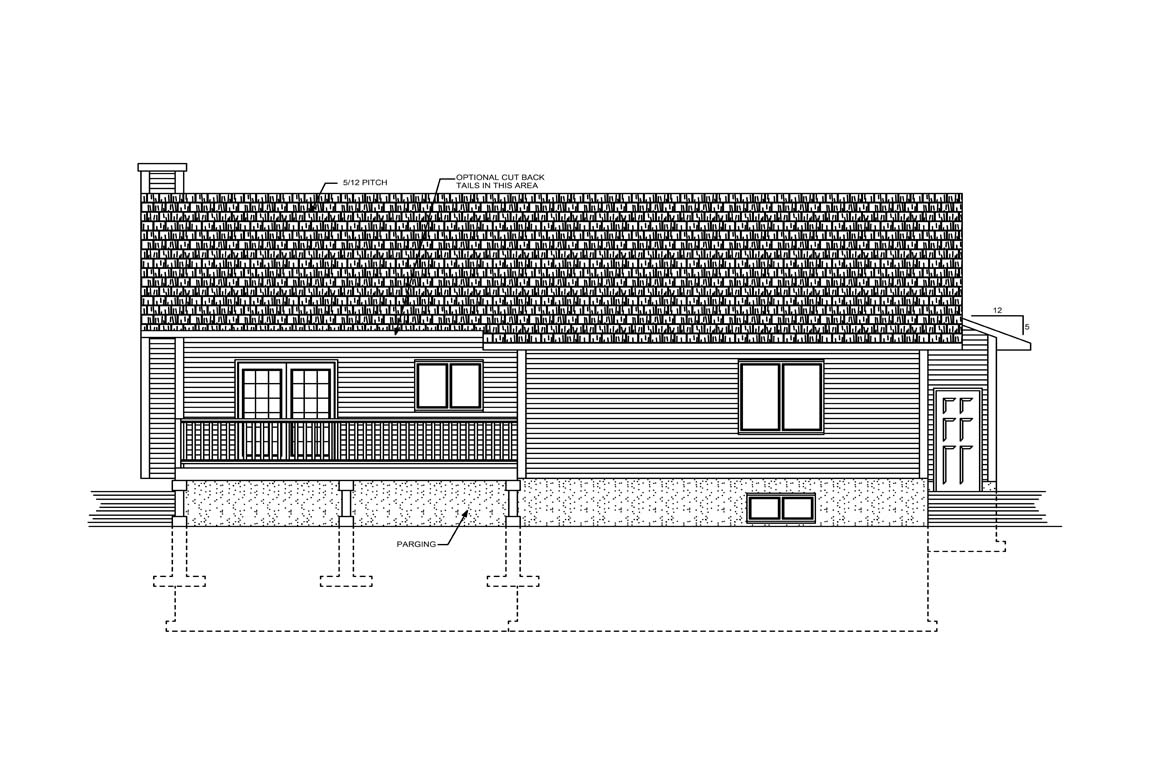 Mobile back elevation