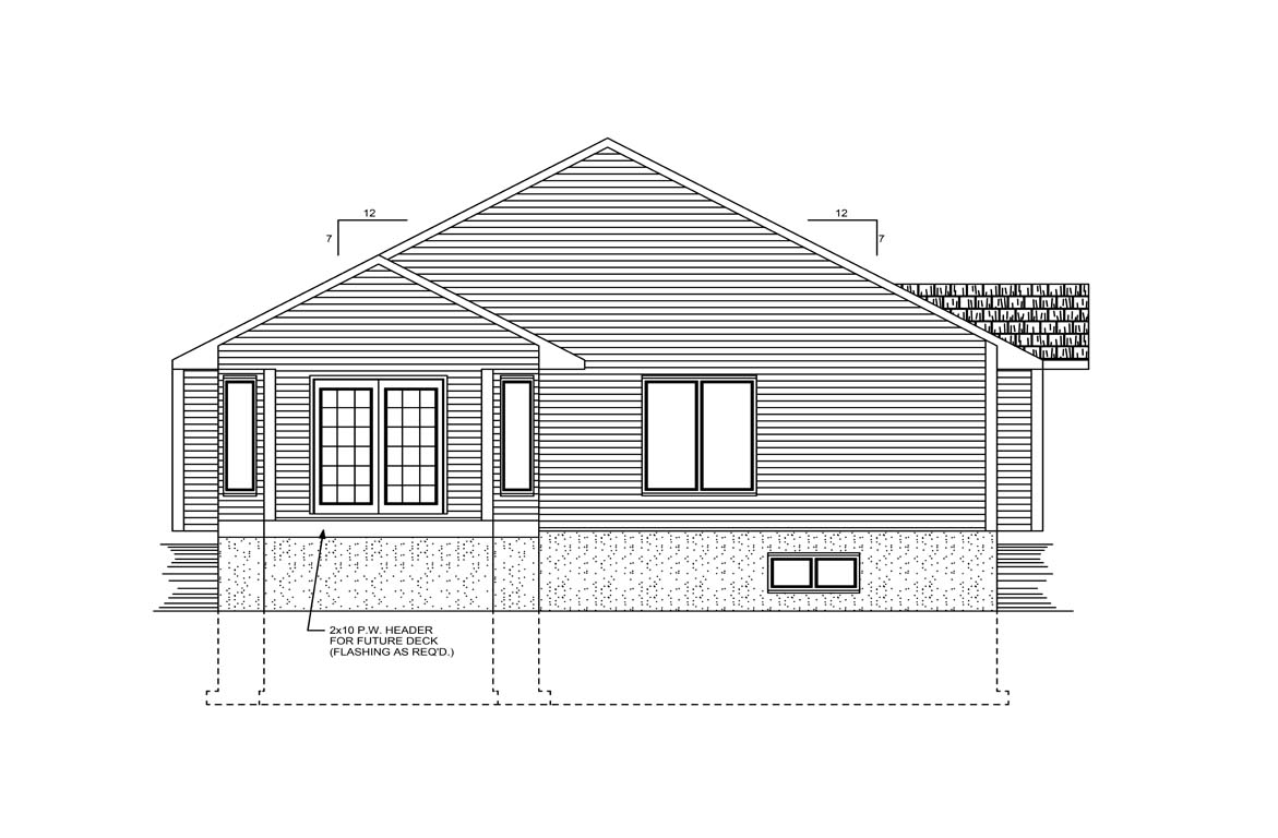 Mobile back elevation