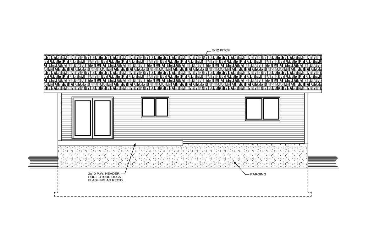 Mobile back elevation