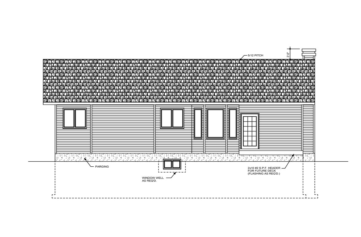 Mobile back elevation