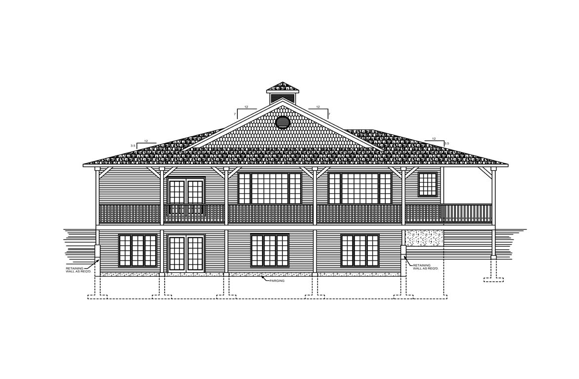 Mobile left elevation