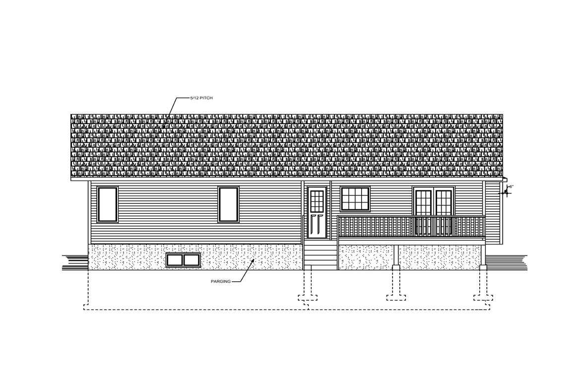 Mobile back elevation