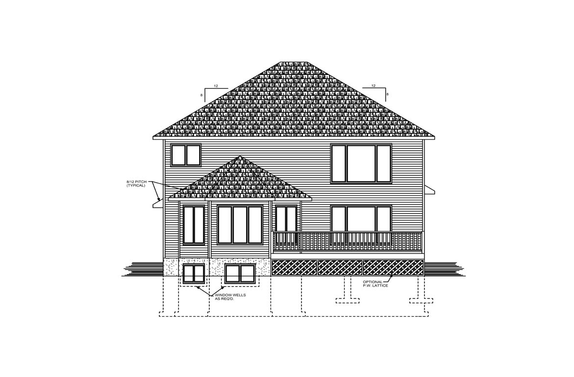 Mobile back elevation