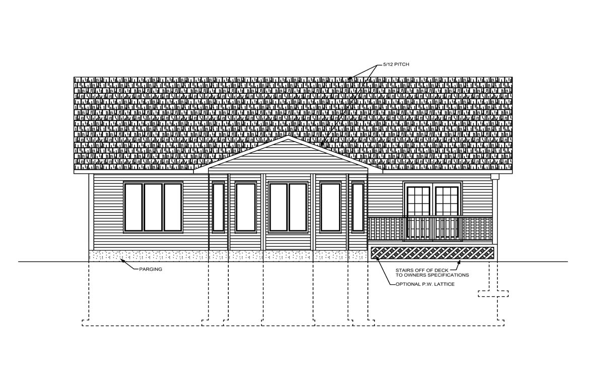 Mobile back elevation