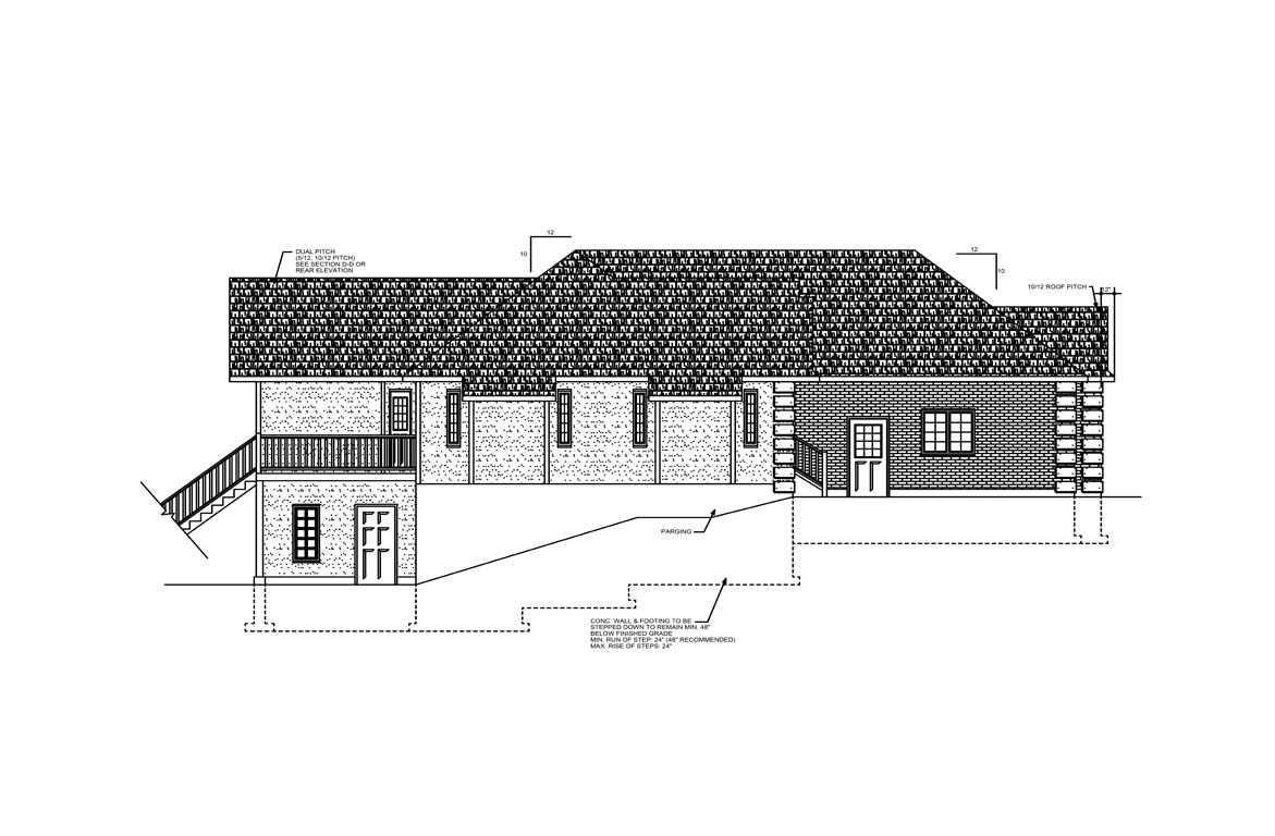 Mobile left elevation