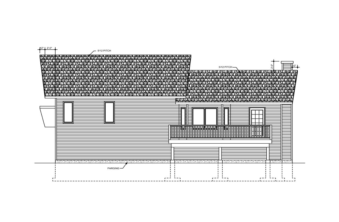 Mobile back elevation