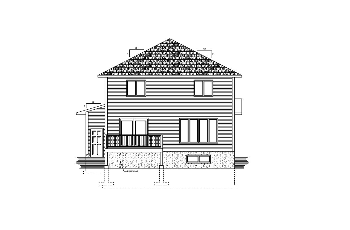 Mobile back elevation