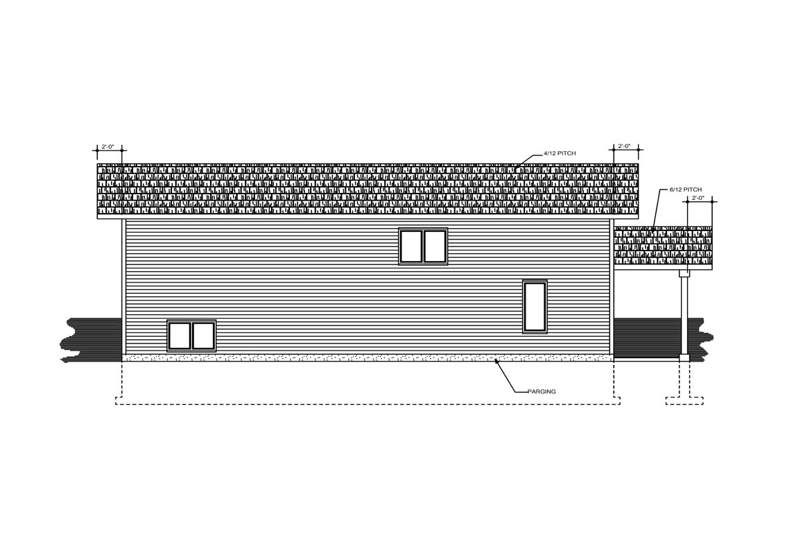 Mobile left elevation