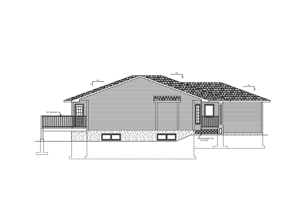 Mobile left elevation