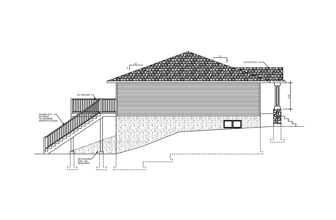 Mobile left elevation