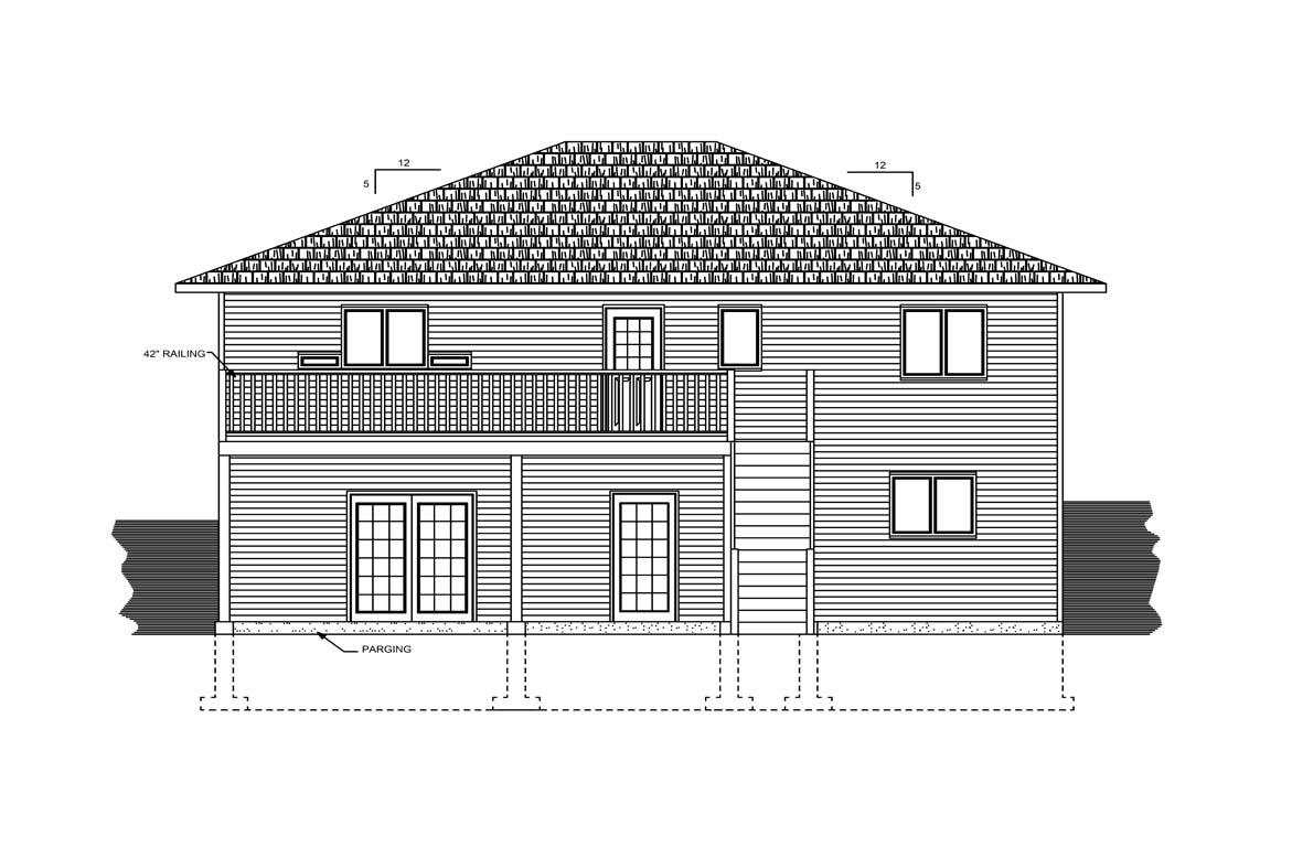 Mobile back elevation