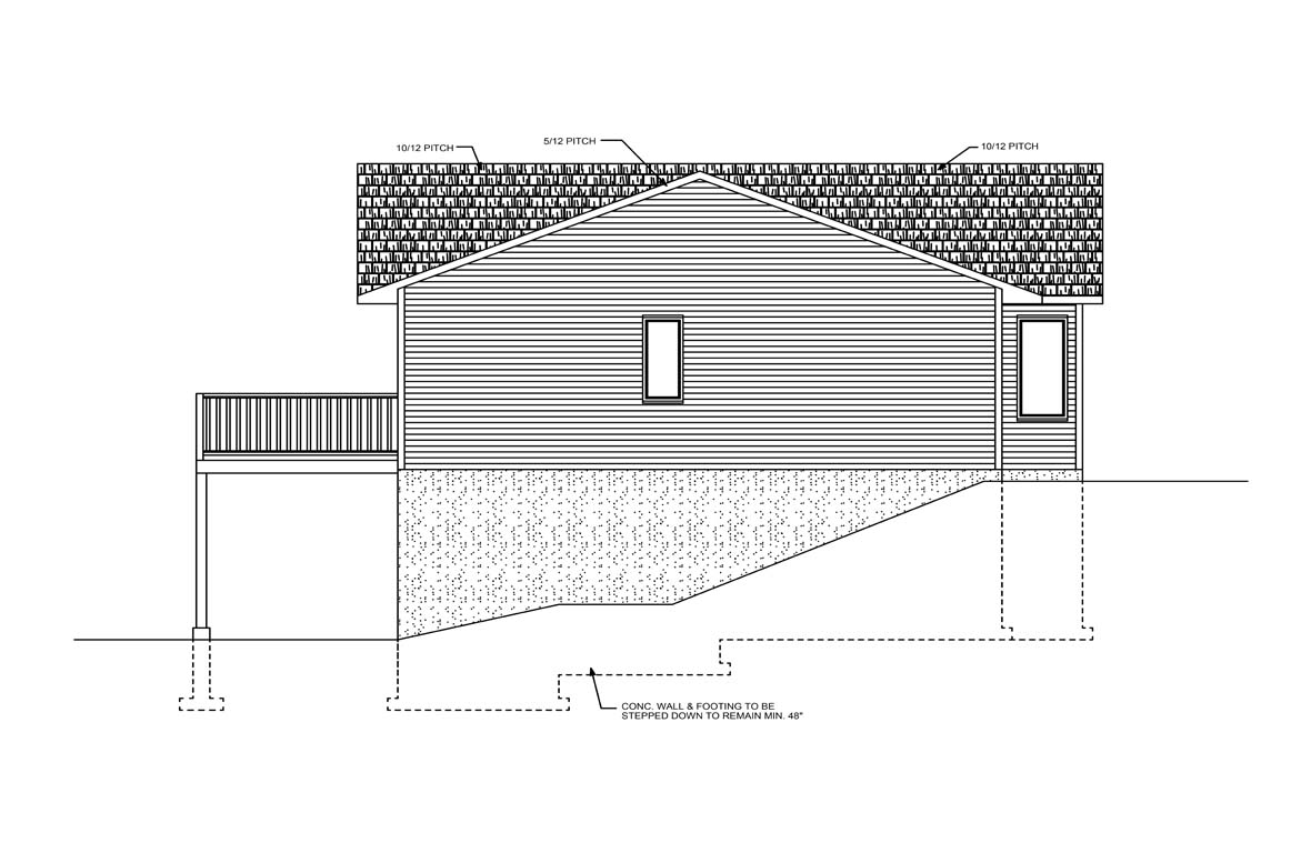 Mobile left elevation