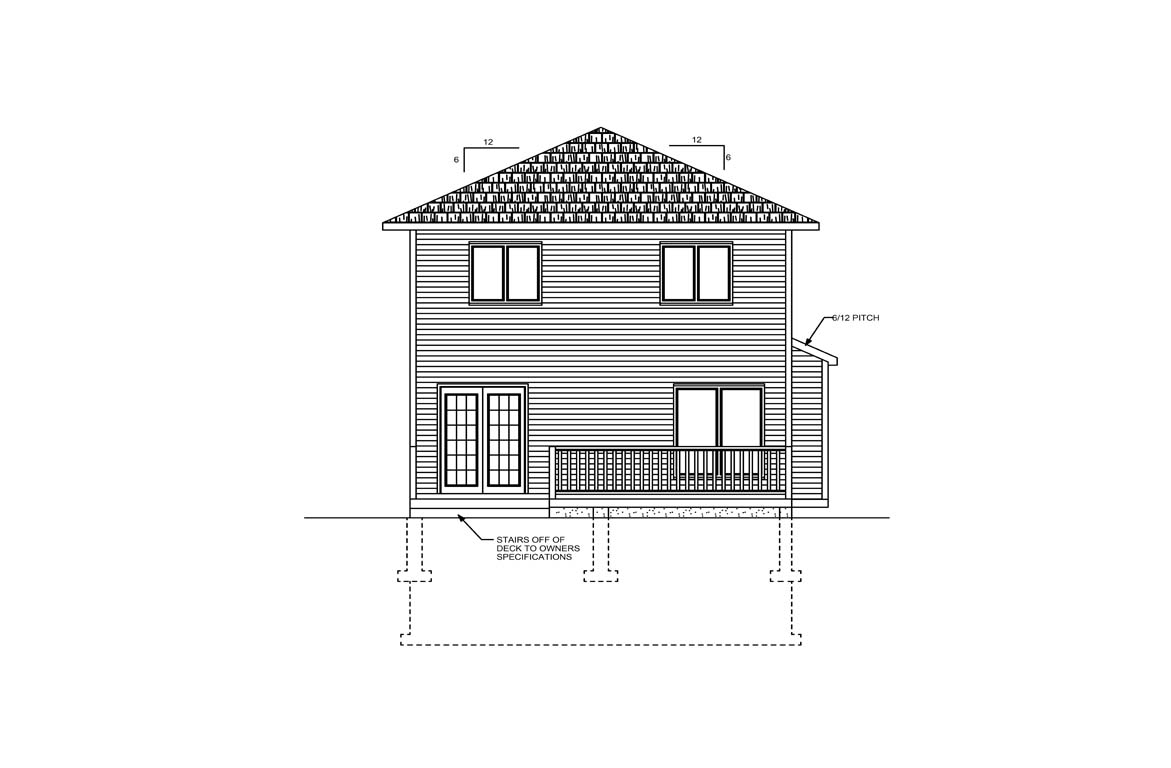 Mobile back elevation