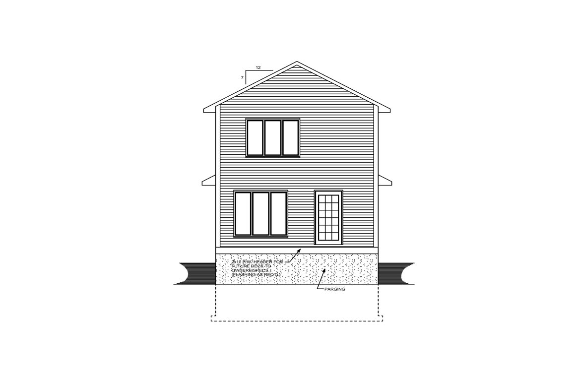 Mobile back elevation