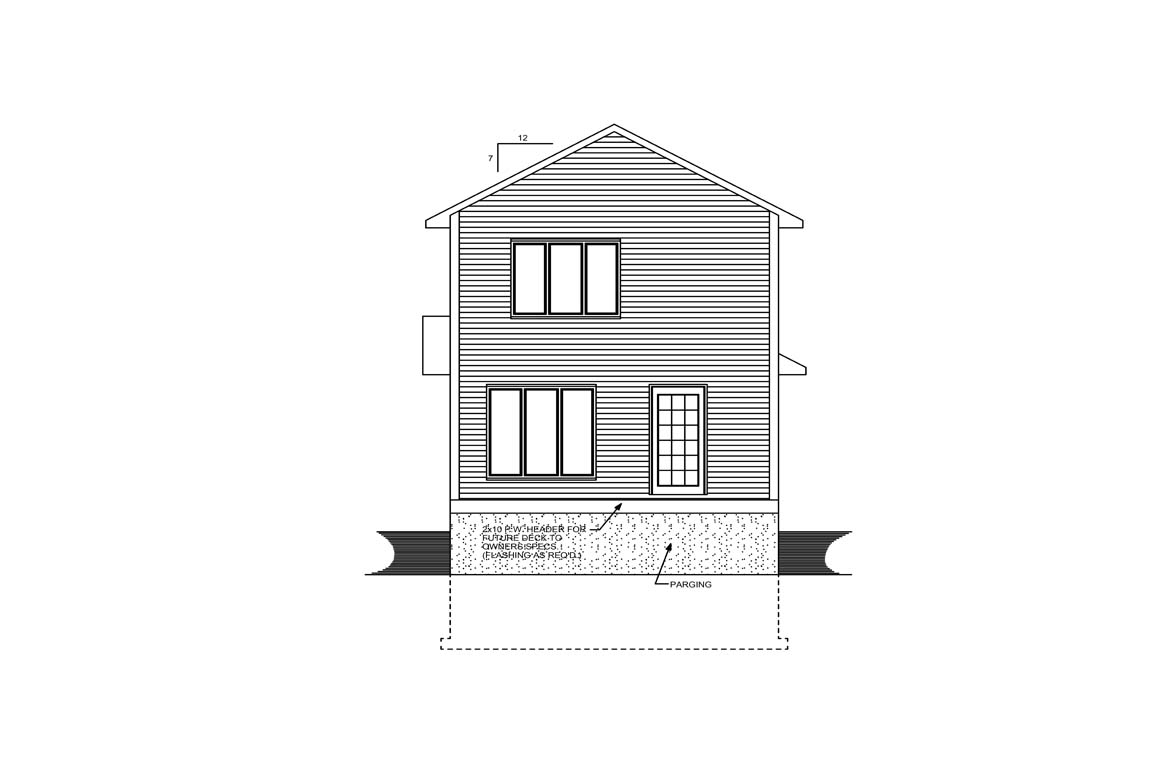 Mobile back elevation