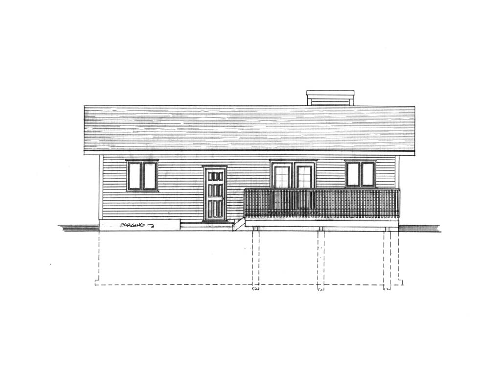 Mobile back elevation