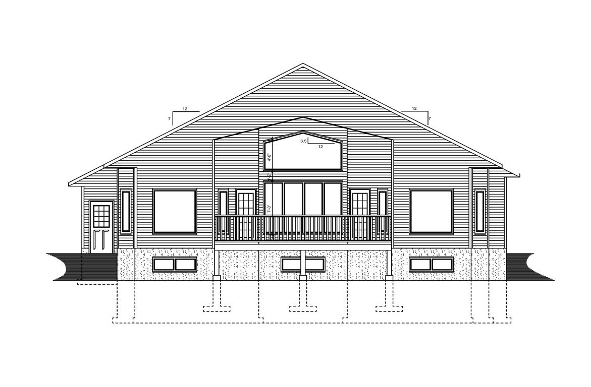 Mobile back elevation