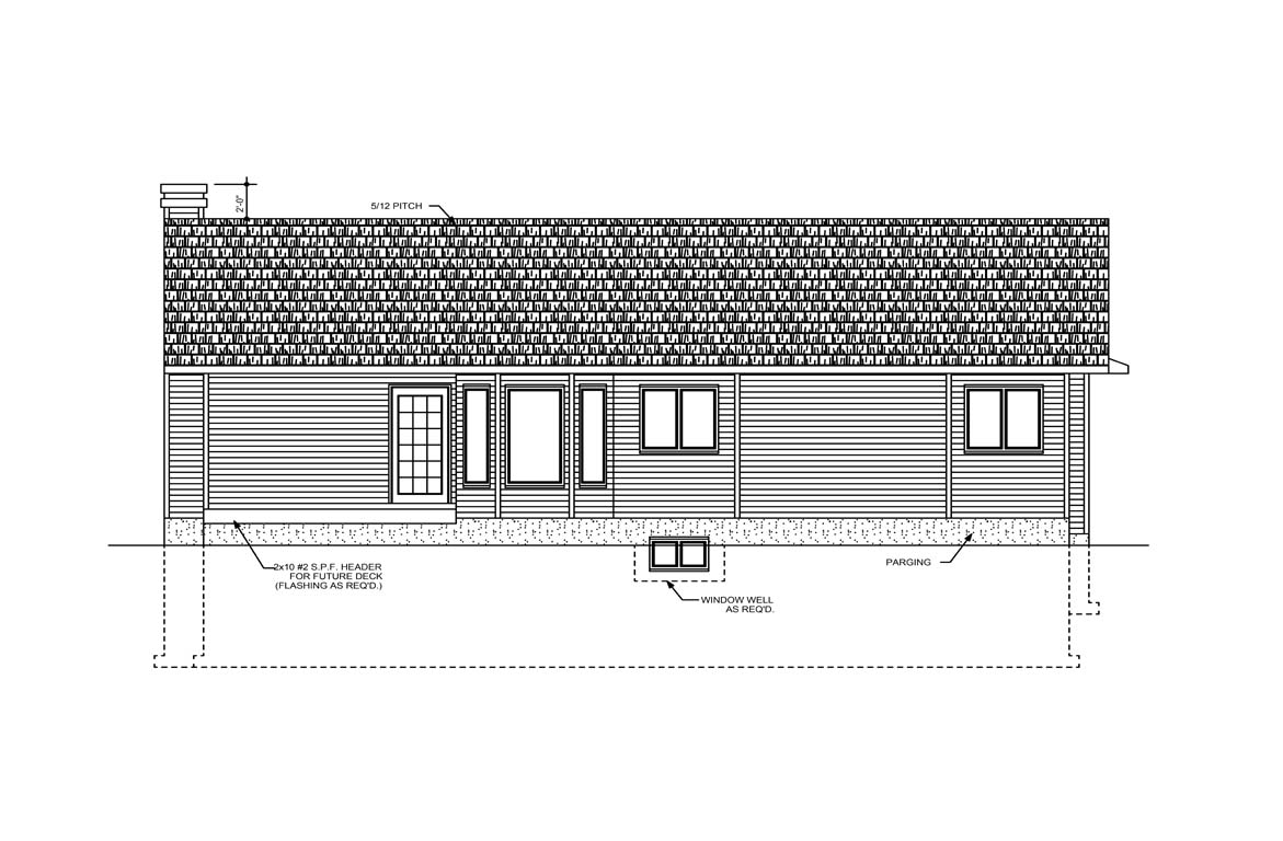 Mobile back elevation