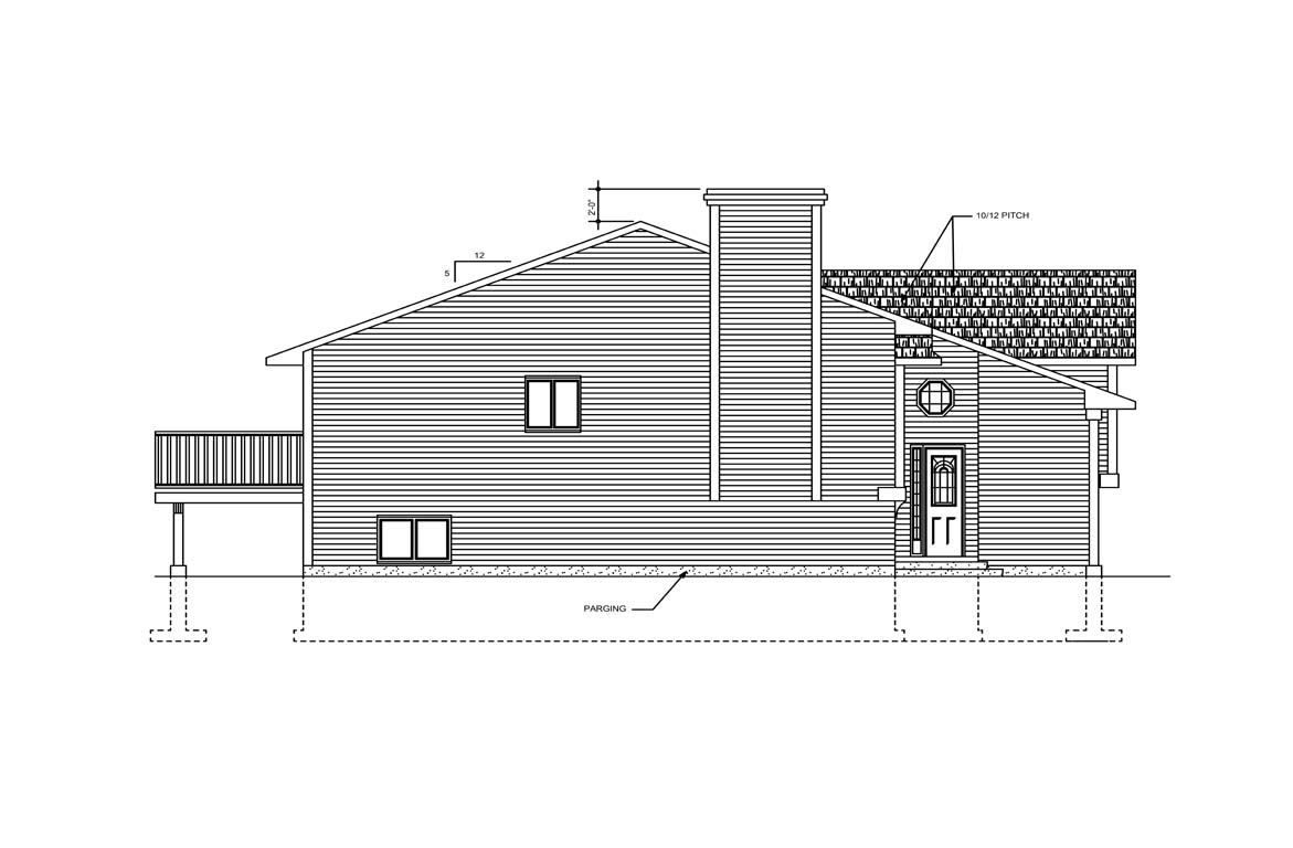 Mobile left elevation