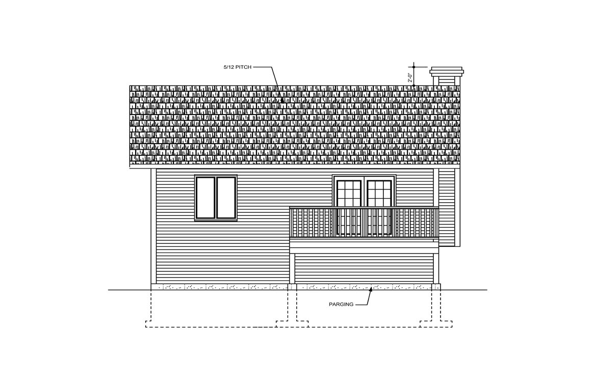 Mobile back elevation
