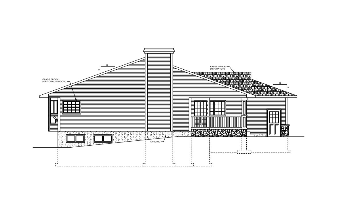 Mobile left elevation