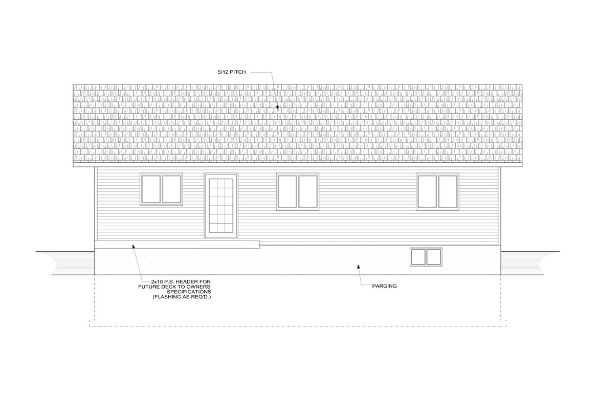 Mobile back elevation
