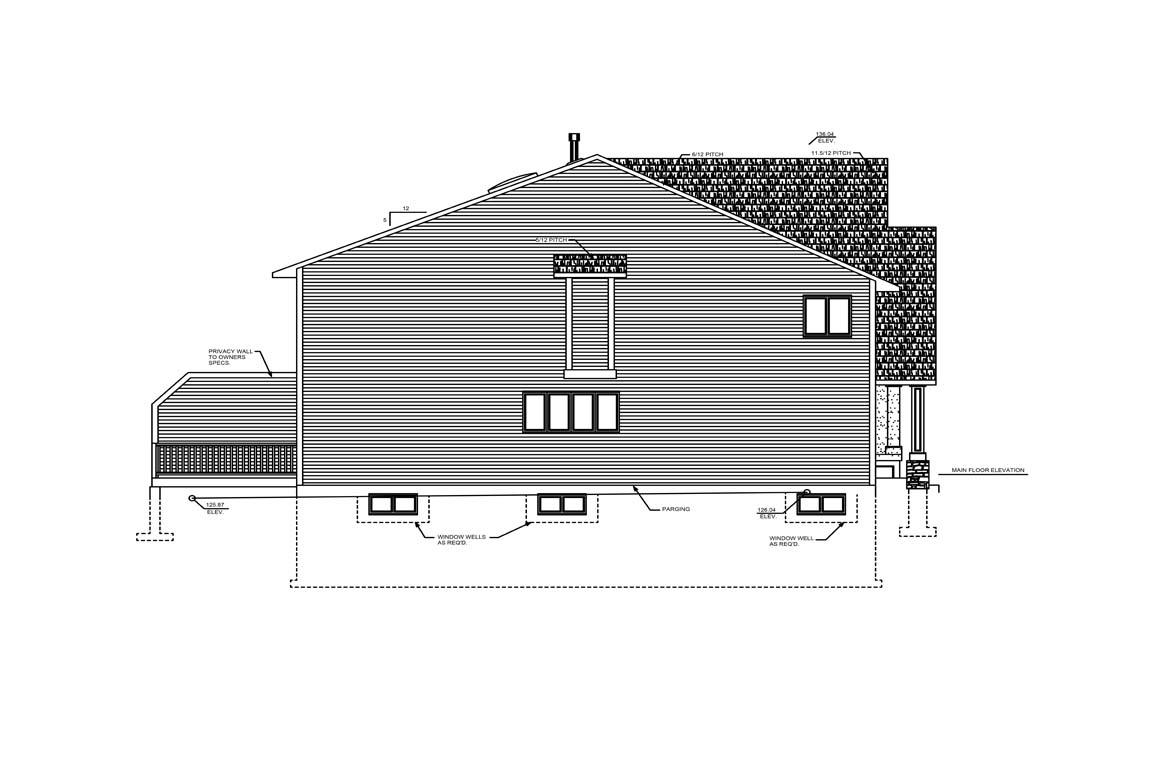 Mobile left elevation