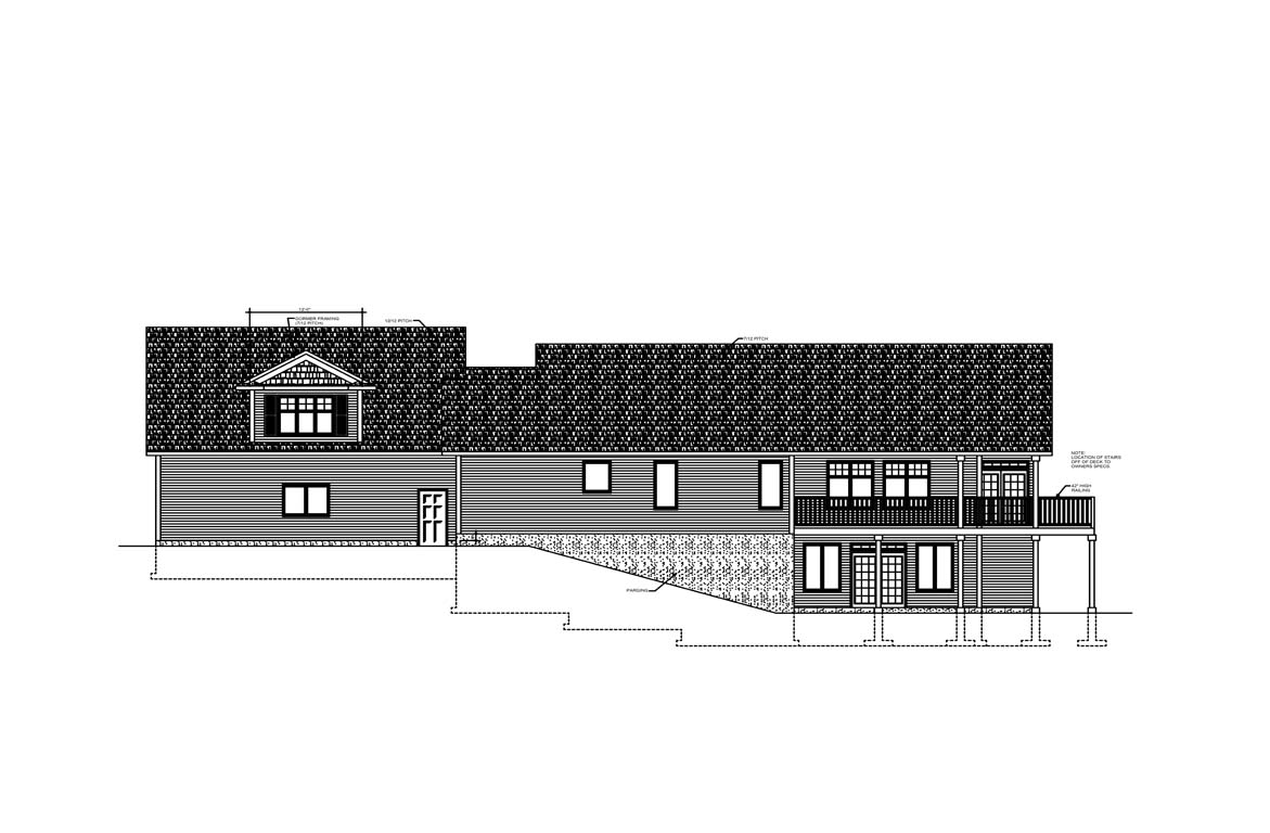 Mobile back elevation