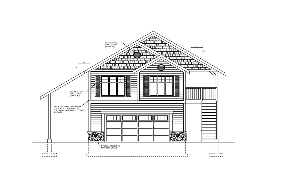 Mobile front elevation