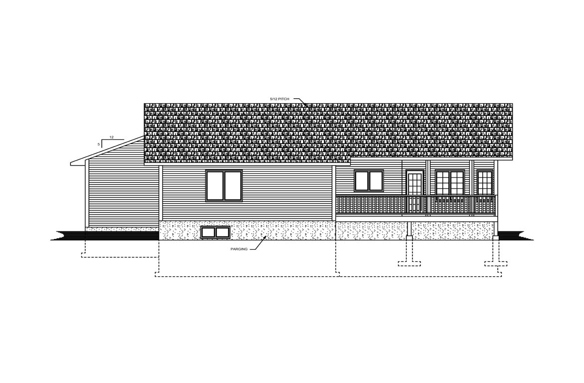 Mobile back elevation