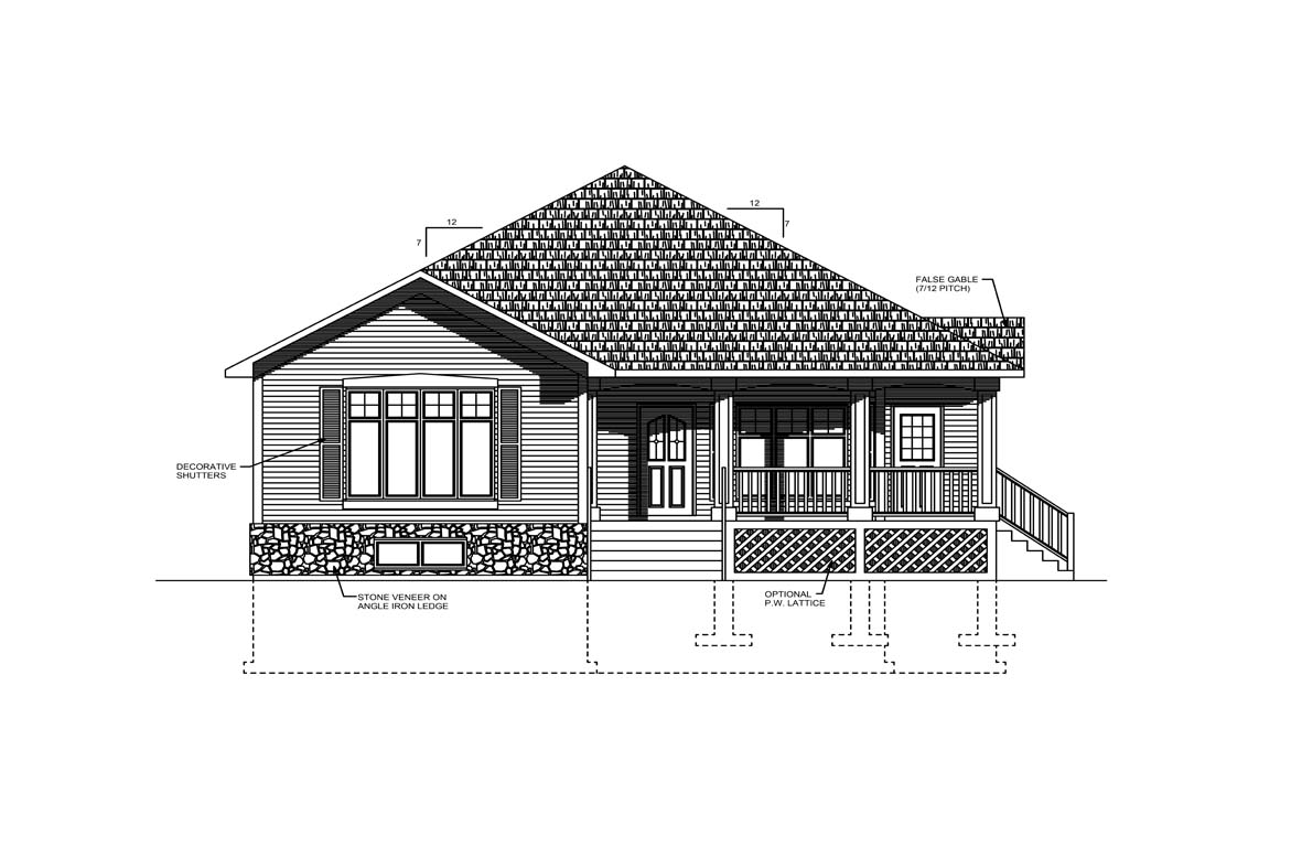 Mobile front elevation