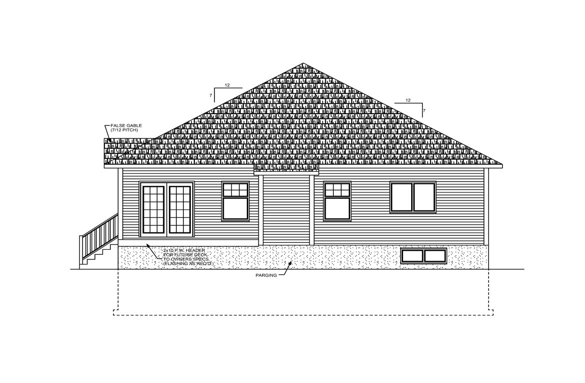 Mobile back elevation