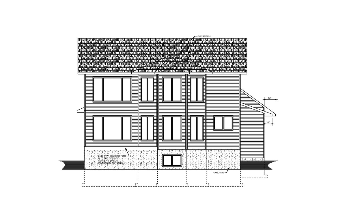 Mobile back elevation