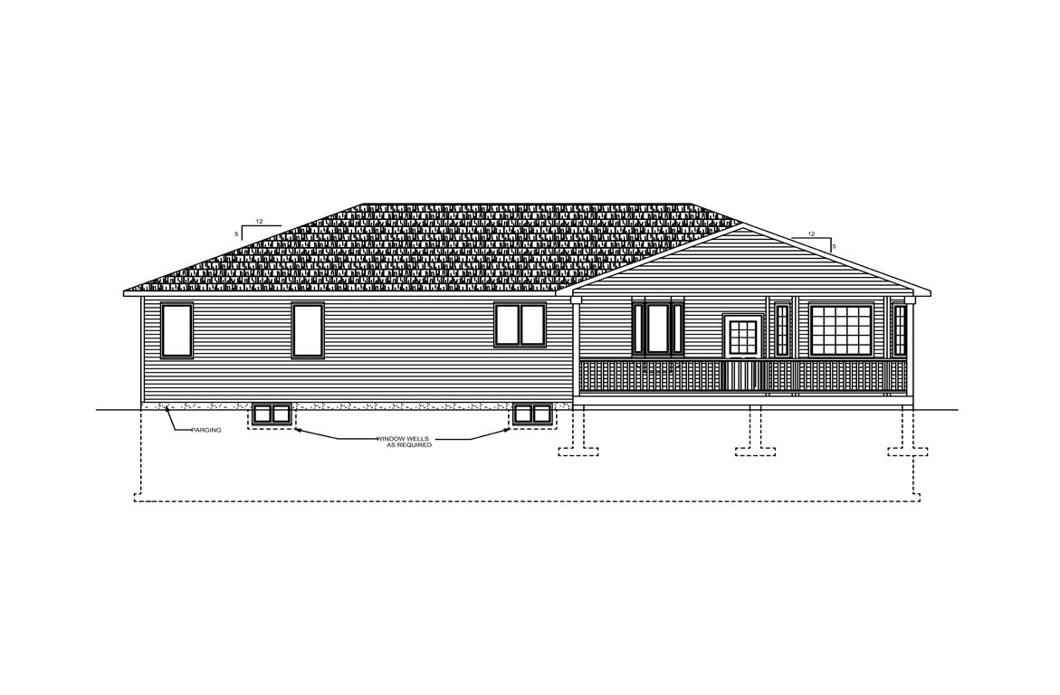 Mobile back elevation