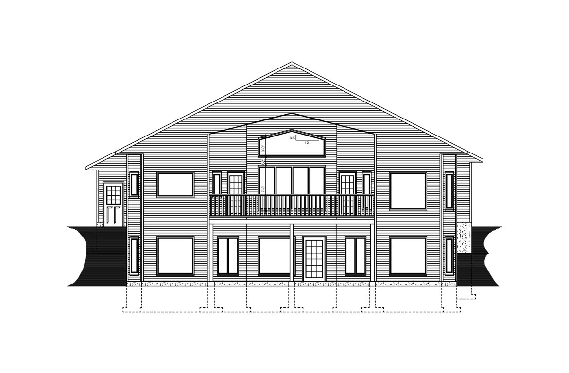 Mobile back elevation