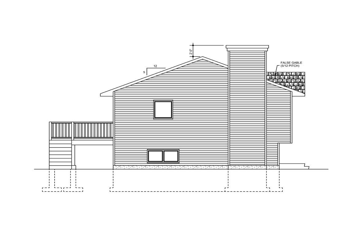 Mobile left elevation