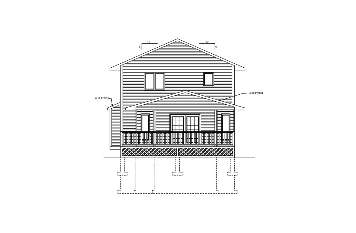 Mobile back elevation